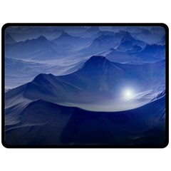 Planet Discover Fantasy World Fleece Blanket (large)  by Nexatart