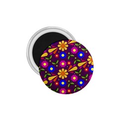 Flower Pattern Illustration Background 1 75  Magnets by Nexatart