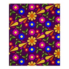 Flower Pattern Illustration Background Shower Curtain 60  X 72  (medium)  by Nexatart