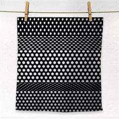 Holes Sheet Grid Metal Face Towel by Nexatart