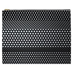 Holes Sheet Grid Metal Cosmetic Bag (xxxl)  by Nexatart