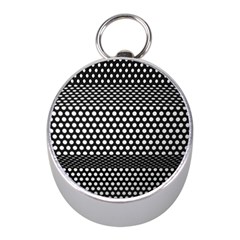 Holes Sheet Grid Metal Mini Silver Compasses by Nexatart