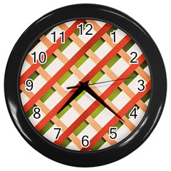 Wallpaper Creative Design Wall Clocks (black) by Nexatart