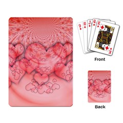 Heart Love Friendly Pattern Playing Card by Nexatart