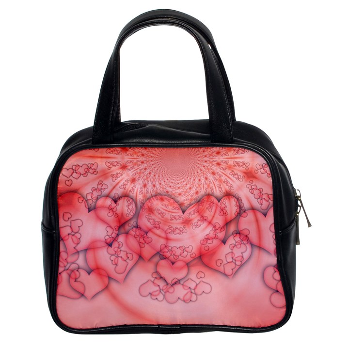 Heart Love Friendly Pattern Classic Handbags (2 Sides)