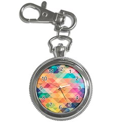 Texture Background Squares Tile Key Chain Watches by Nexatart