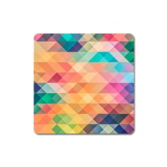 Texture Background Squares Tile Square Magnet