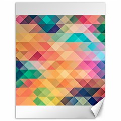 Texture Background Squares Tile Canvas 12  X 16   by Nexatart