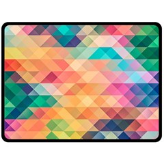 Texture Background Squares Tile Fleece Blanket (large)  by Nexatart