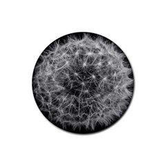 Dandelion Fibonacci Abstract Flower Rubber Round Coaster (4 Pack)  by Nexatart