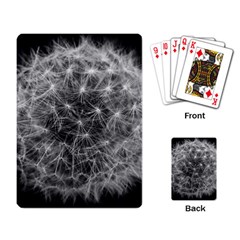 Dandelion Fibonacci Abstract Flower Playing Card by Nexatart