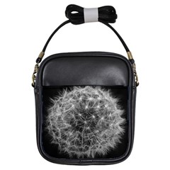 Dandelion Fibonacci Abstract Flower Girls Sling Bags by Nexatart