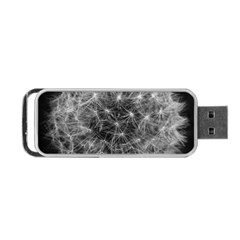 Dandelion Fibonacci Abstract Flower Portable Usb Flash (one Side) by Nexatart