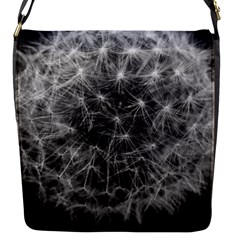 Dandelion Fibonacci Abstract Flower Flap Messenger Bag (s) by Nexatart