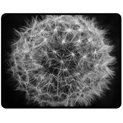 Dandelion Fibonacci Abstract Flower Double Sided Fleece Blanket (medium)  by Nexatart