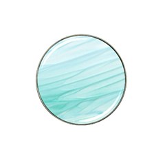 Blue Texture Seawall Ink Wall Painting Hat Clip Ball Marker (4 Pack) by Nexatart