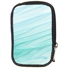 Blue Texture Seawall Ink Wall Painting Compact Camera Cases by Nexatart