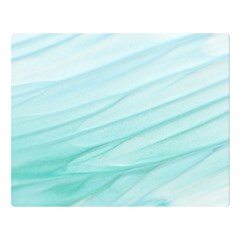 Blue Texture Seawall Ink Wall Painting Double Sided Flano Blanket (large)  by Nexatart