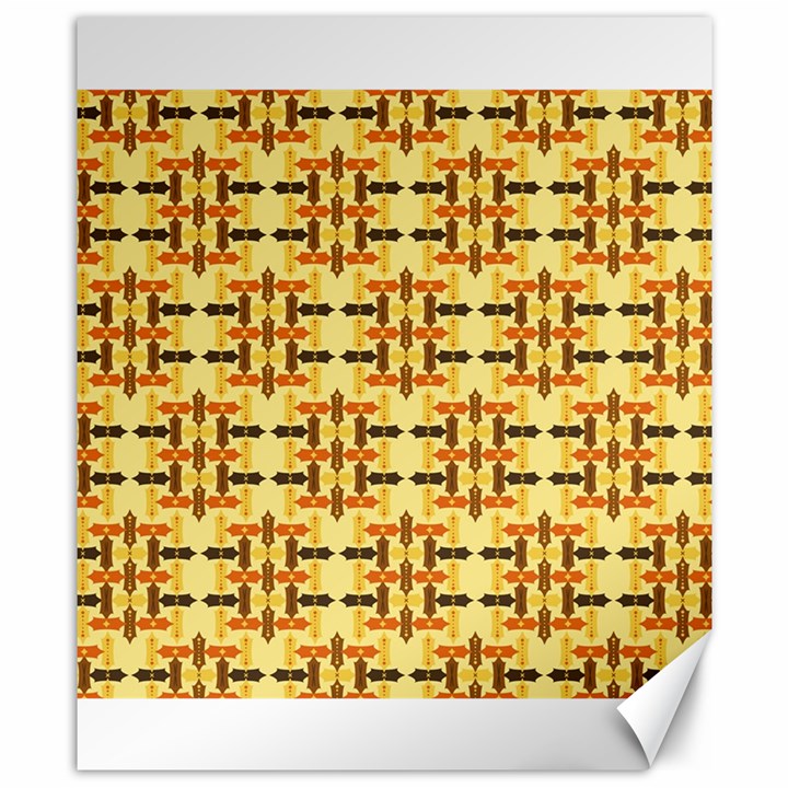 Ethnic Traditional Vintage Background Abstract Canvas 8  x 10 