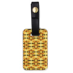 Ethnic Traditional Vintage Background Abstract Luggage Tags (one Side)  by Nexatart