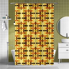 Ethnic Traditional Vintage Background Abstract Shower Curtain 48  X 72  (small)  by Nexatart