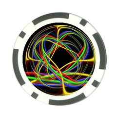 Ball Abstract Pattern Lines Poker Chip Card Guard by Nexatart