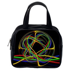 Ball Abstract Pattern Lines Classic Handbags (one Side) by Nexatart