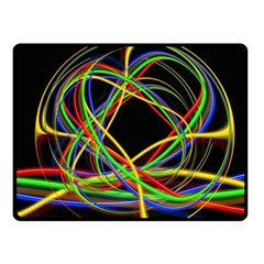 Ball Abstract Pattern Lines Fleece Blanket (small) by Nexatart