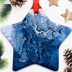 Water Nature Background Abstract Ornament (star) by Nexatart