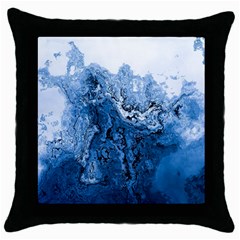 Water Nature Background Abstract Throw Pillow Case (black) by Nexatart