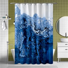 Water Nature Background Abstract Shower Curtain 48  X 72  (small)  by Nexatart