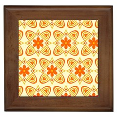 Background Floral Forms Flower Framed Tiles by Nexatart