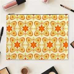 Background Floral Forms Flower Cosmetic Bag (xl) by Nexatart