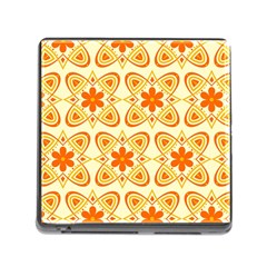 Background Floral Forms Flower Memory Card Reader (square) by Nexatart