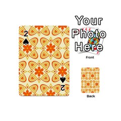 Background Floral Forms Flower Playing Cards 54 (mini) 