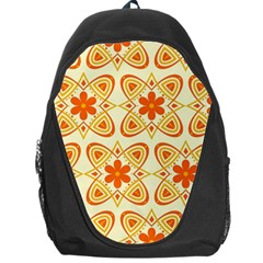 Background Floral Forms Flower Backpack Bag by Nexatart