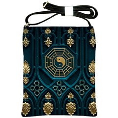 Ying Yang Abstract Asia Asian Background Shoulder Sling Bags