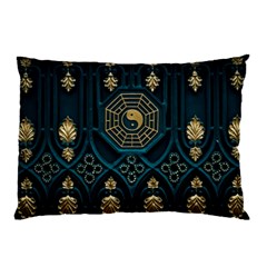 Ying Yang Abstract Asia Asian Background Pillow Case (two Sides) by Nexatart