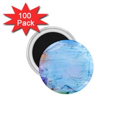 Background Art Abstract Watercolor 1.75  Magnets (100 pack) 