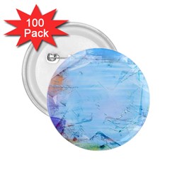 Background Art Abstract Watercolor 2.25  Buttons (100 pack) 