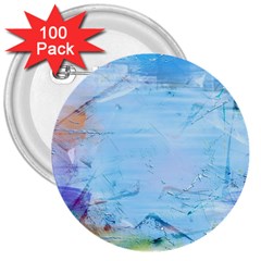 Background Art Abstract Watercolor 3  Buttons (100 pack) 