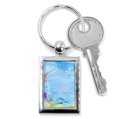 Background Art Abstract Watercolor Key Chains (Rectangle) 