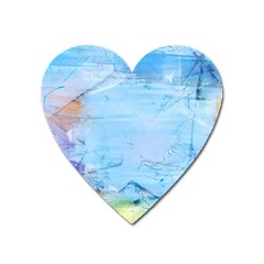 Background Art Abstract Watercolor Heart Magnet