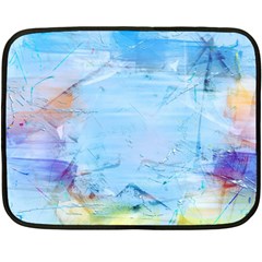 Background Art Abstract Watercolor Fleece Blanket (Mini)