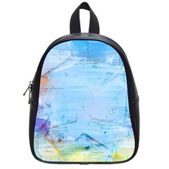 Background Art Abstract Watercolor School Bag (Small)