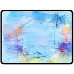 Background Art Abstract Watercolor Fleece Blanket (Large)  80 x60  Blanket Front