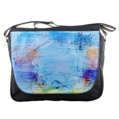 Background Art Abstract Watercolor Messenger Bags