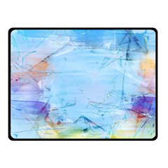 Background Art Abstract Watercolor Double Sided Fleece Blanket (Small) 