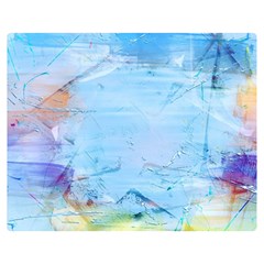 Background Art Abstract Watercolor Double Sided Flano Blanket (Medium) 