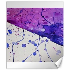 Art Painting Abstract Spots Canvas 8  X 10  by Nexatart